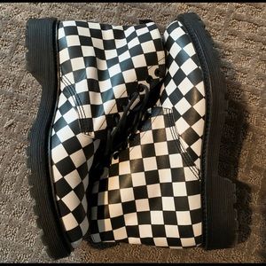 Flawless Saint Laurent Checkered Booties